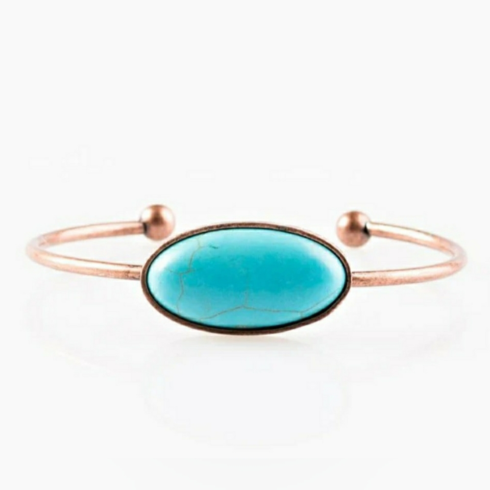 Turquoise Copper Bracelet